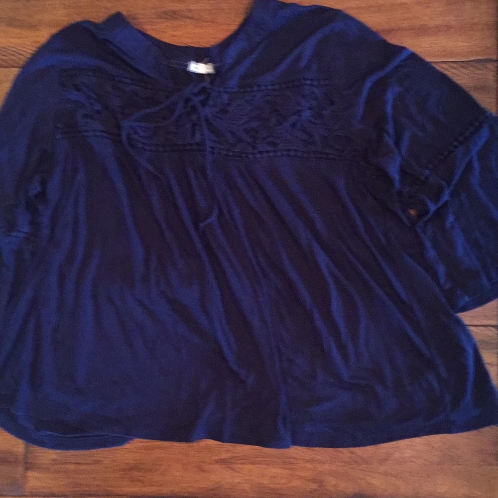 Navy blue blouse